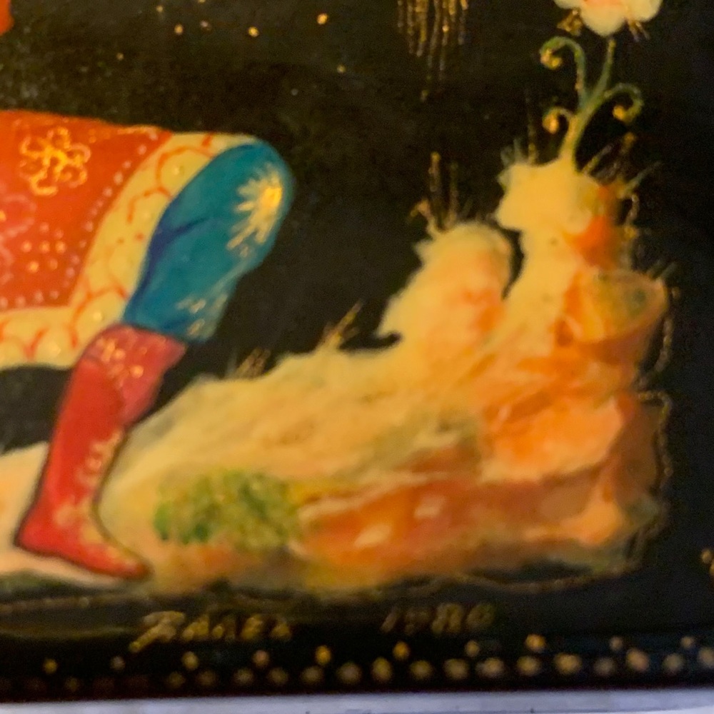 Hand painted Russian Box